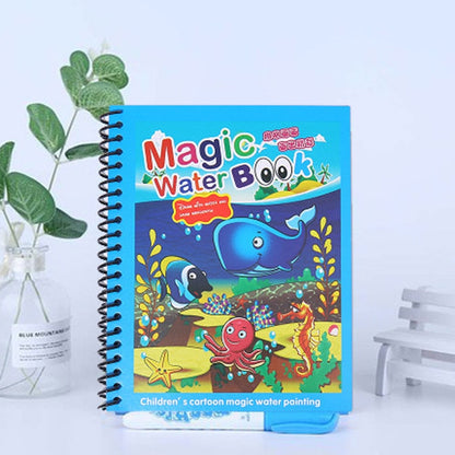 Montessori Magisk Gjenbrukbar Vanntegning Sensorisk Fargebok