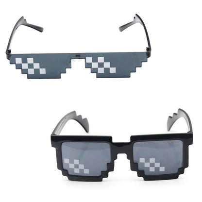 Pixelbriller Thug Life Meme Mosaic Solbriller