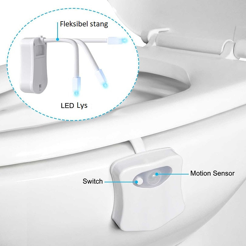 Toalettsete-LED-Nattlys-Sensor-Montering